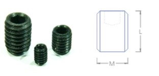 029303 20 x Mini Grub Screws M3x3